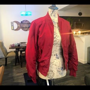 Red | Small Express Bomber Jacket | Like New